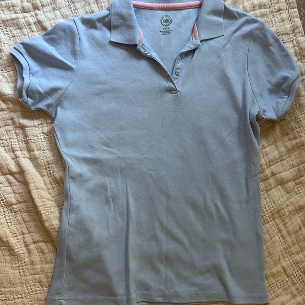 Light blue collared shirt